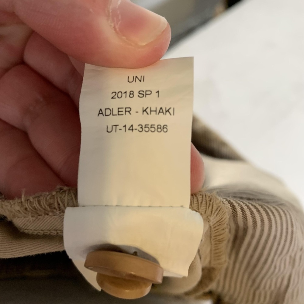UNTUCKit Adler Shorts Mens 32 Khaki Chino 100%‎ Pima Cotton Flat Front 9" Inseam - Picture 10 of 12